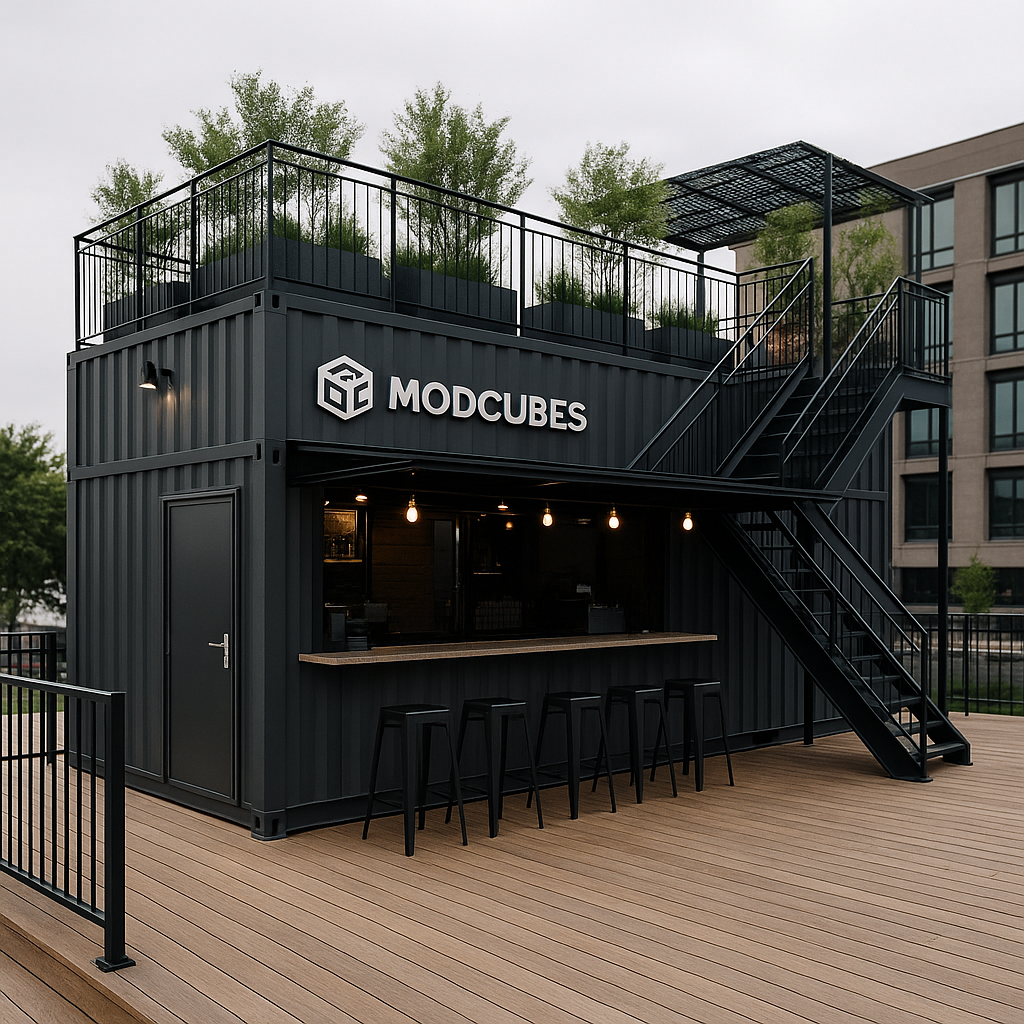 Mod Cubes Bar building