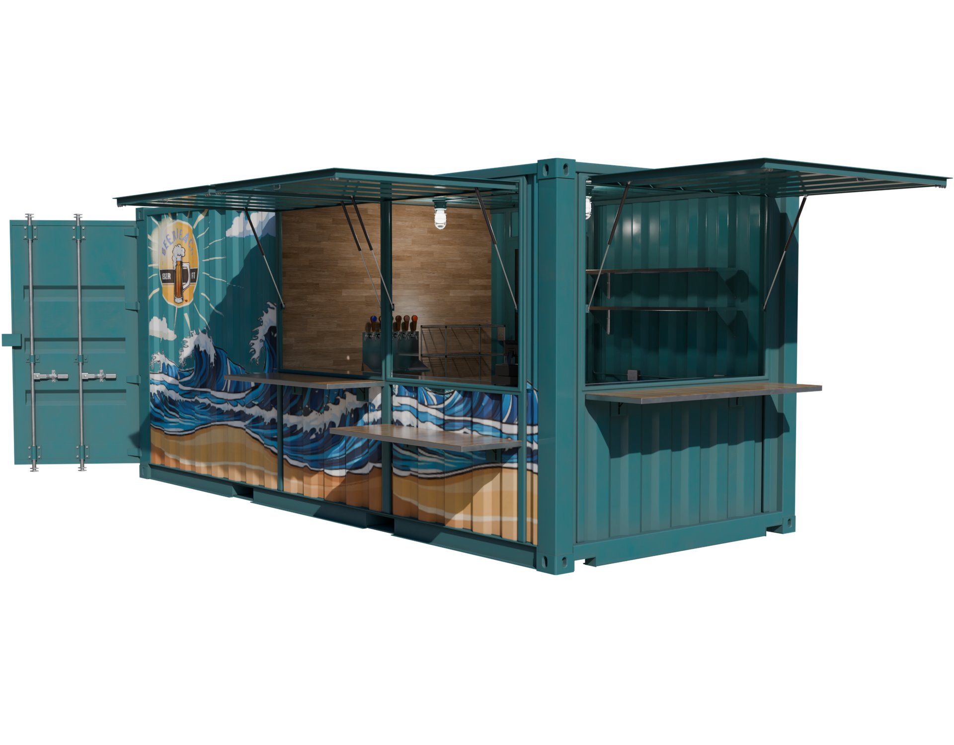 Mode Cubes Beer bar build